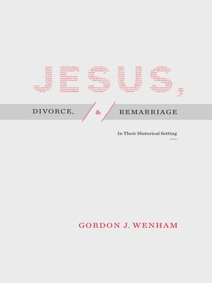 cover image of Jesus, Divorce, and Remarriage